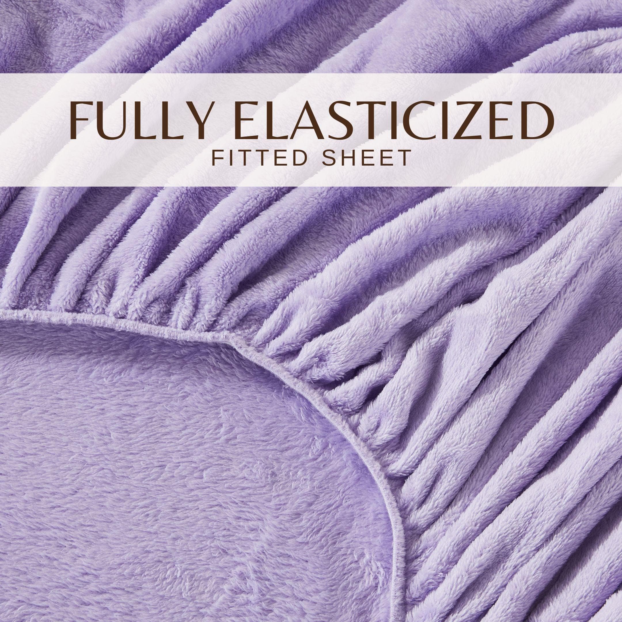 Solid Plush Sheet - Velvet Luxe Collection