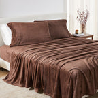 Solid Plush Sheet - Velvet Luxe Collection