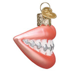 Braces Glass Ornament