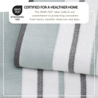 Decorative Cotton Stripe Bath Towel Set - Noelle Collection