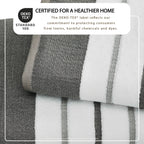 Decorative Cotton Stripe Bath Towel Set - Noelle Collection