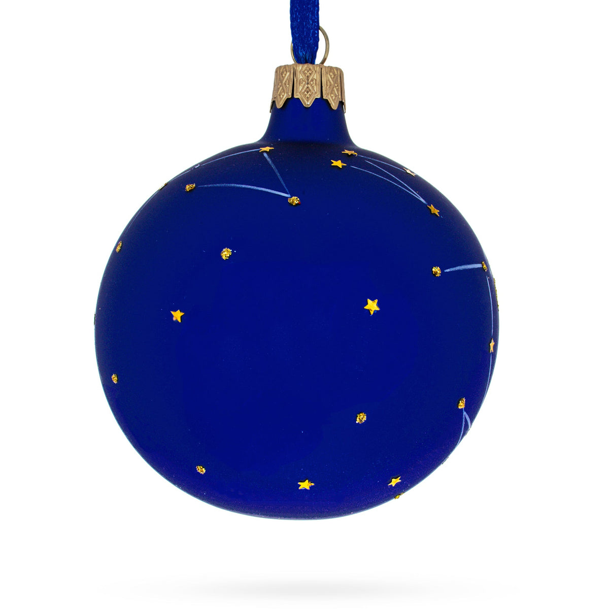 Arie Zodiac Horoscope Sign Glass Ball Christmas Ornament 3.25 Inches