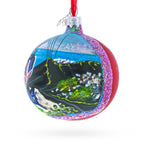 Table Mountain Aerial Cableway, Cape Town, South Africa Glass Ball Christmas Ornament 3.25 Inches