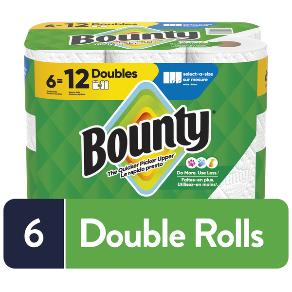 Bounty Paper Towels Select-A-Size