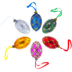 1892 Diamond Trellis Royal Egg Glass Ornament 4 Inches