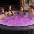 MSpa Aurora Urban Series Six-Person Inflatable Round Hot Tub With Hydro Massage [U-AU061] (SAK19375)