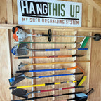 Complete Stud Mounted Shed Organization Kit