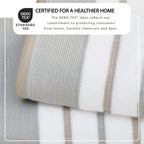 Decorative Cotton Stripe Bath Towel Set - Noelle Collection
