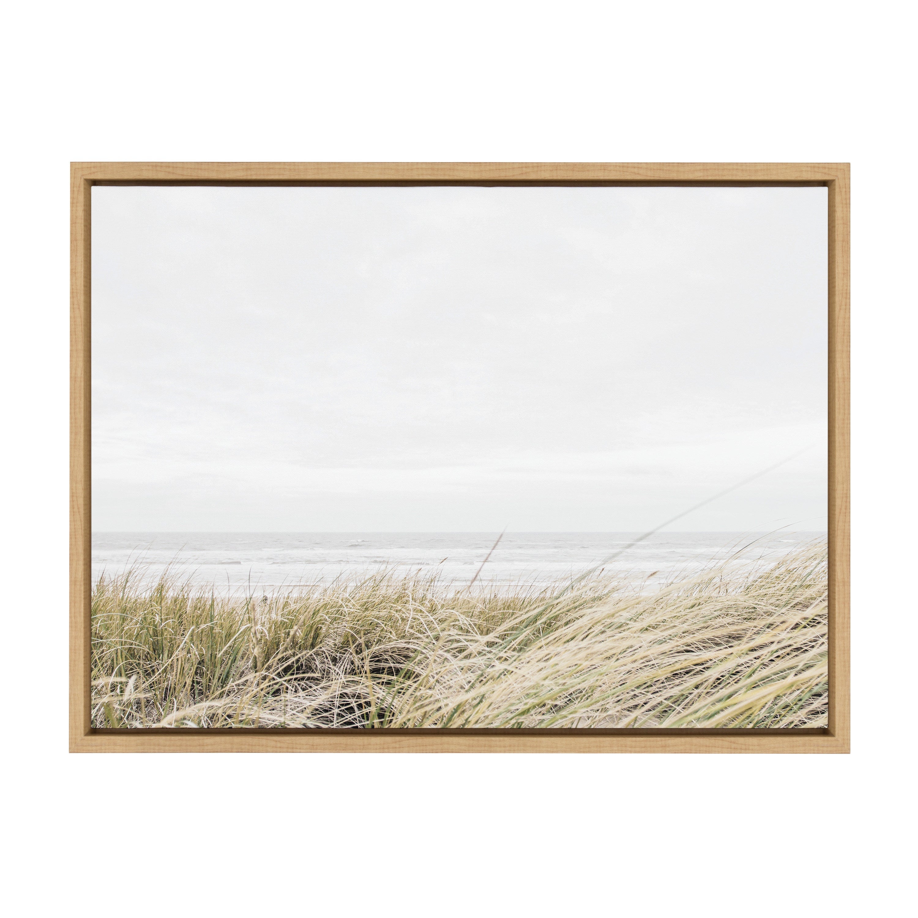 Sylvie East Beach Framed Canvas by Amy Peterson Art Studio