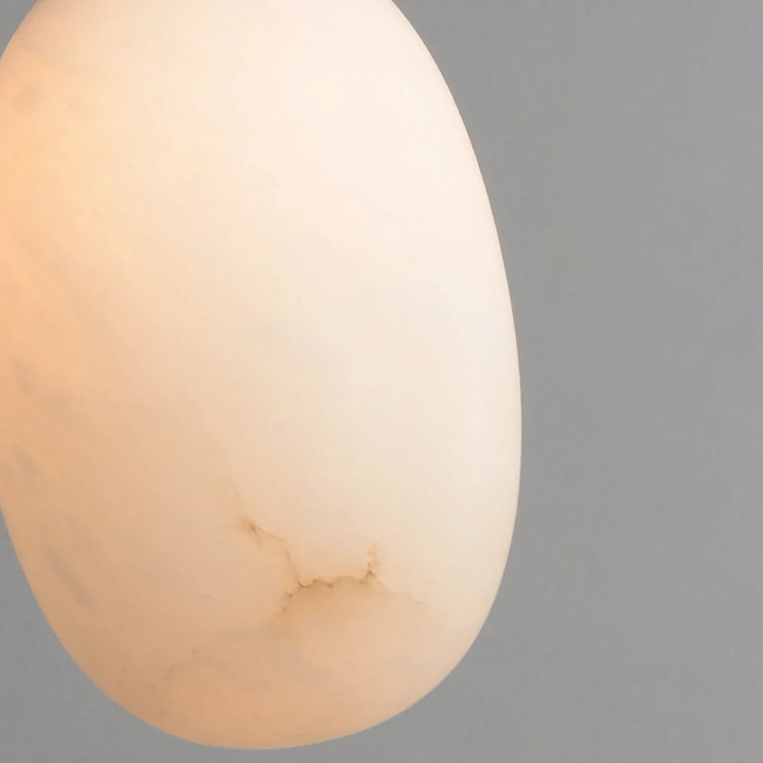 Oval Alabaster Pendant Light