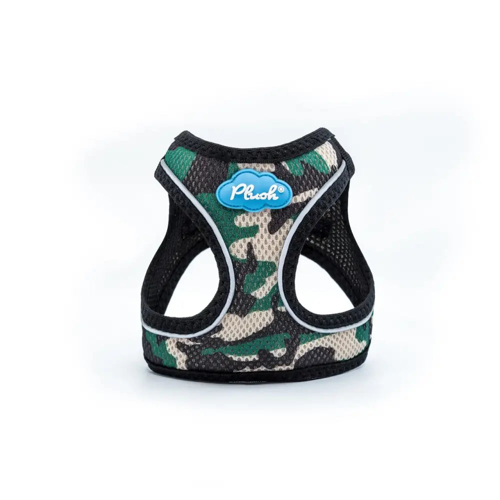 Plush Step In Air Mesh Harness - Camo