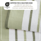 Decorative Cotton Stripe Bath Towel Set - Noelle Collection