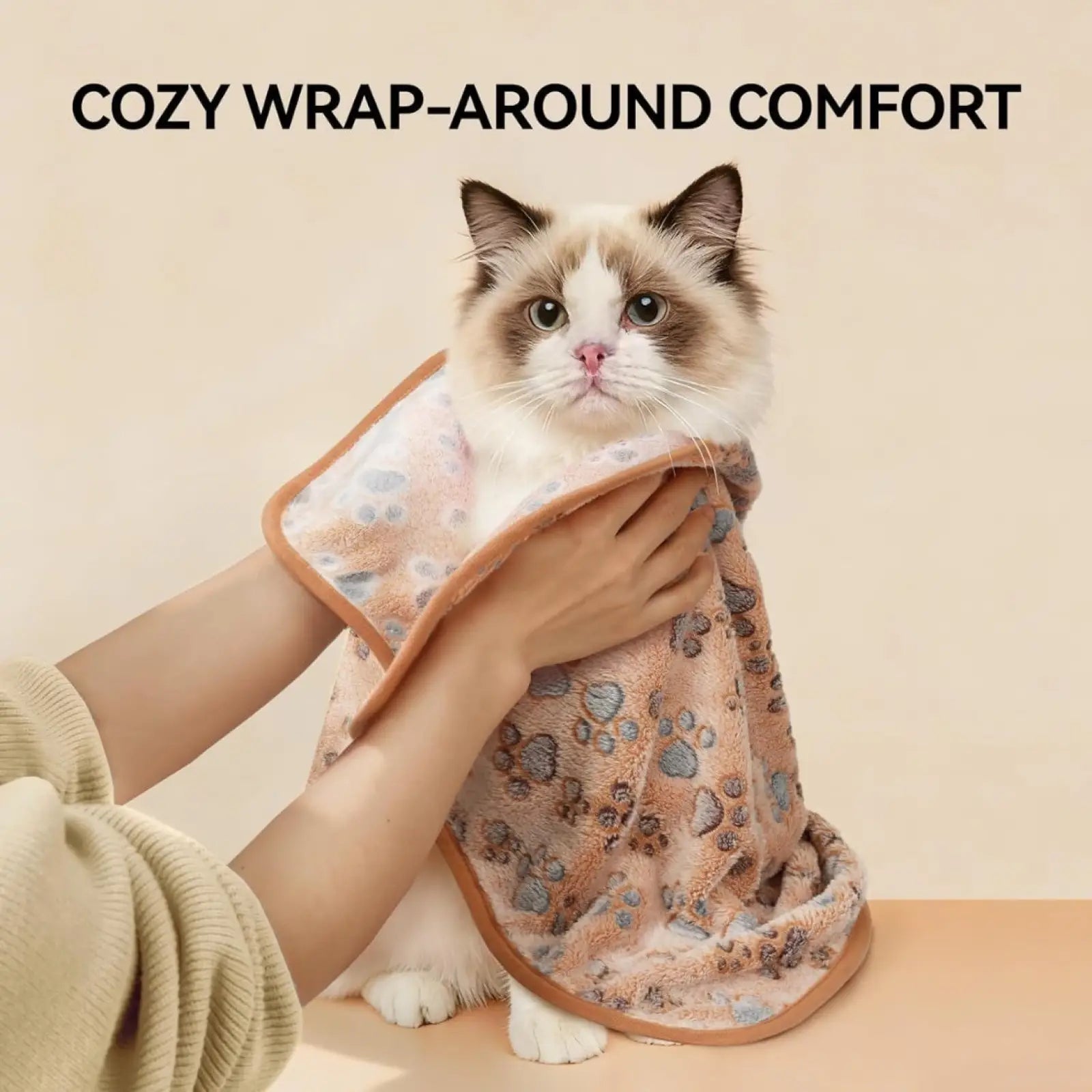 Soft Fleece Pet Blankets 3 Pack Fluffy Dog Throws