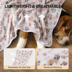 Soft Fleece Pet Blankets 3 Pack Fluffy Dog Throws