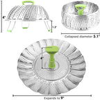 Stainless Steel Vegetable Steamer Basket