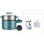 Teal Compact Multifunctional Electric Cooking Pot