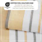 Decorative Cotton Stripe Bath Towel Set - Noelle Collection