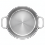 5-Ply Stainless Stock Pot with Lid, 7-Qt