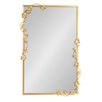 Rosella Floral Rectangular Mirror Metal
