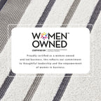 Decorative Cotton Stripe Bath Towel Set - Noelle Collection
