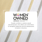 Decorative Cotton Stripe Bath Towel Set - Noelle Collection