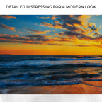 Sunrise On Atlantic Ocean Canvas Wall Art II